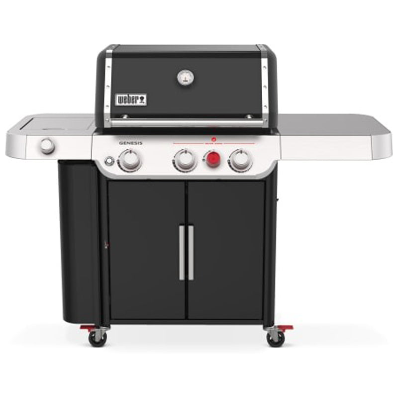 Weber Genesis Sp-E-335 3-Burner Lp Gas Grill, With Sear Zone & Side Burner-Black