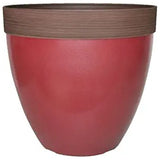 Southern Patio Hdr Hornsby Plant Pot, 15 Inch-Red