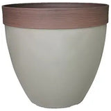 Southern Patio Hdr Hornsby Plant Pot, 15 Inch-Taupe