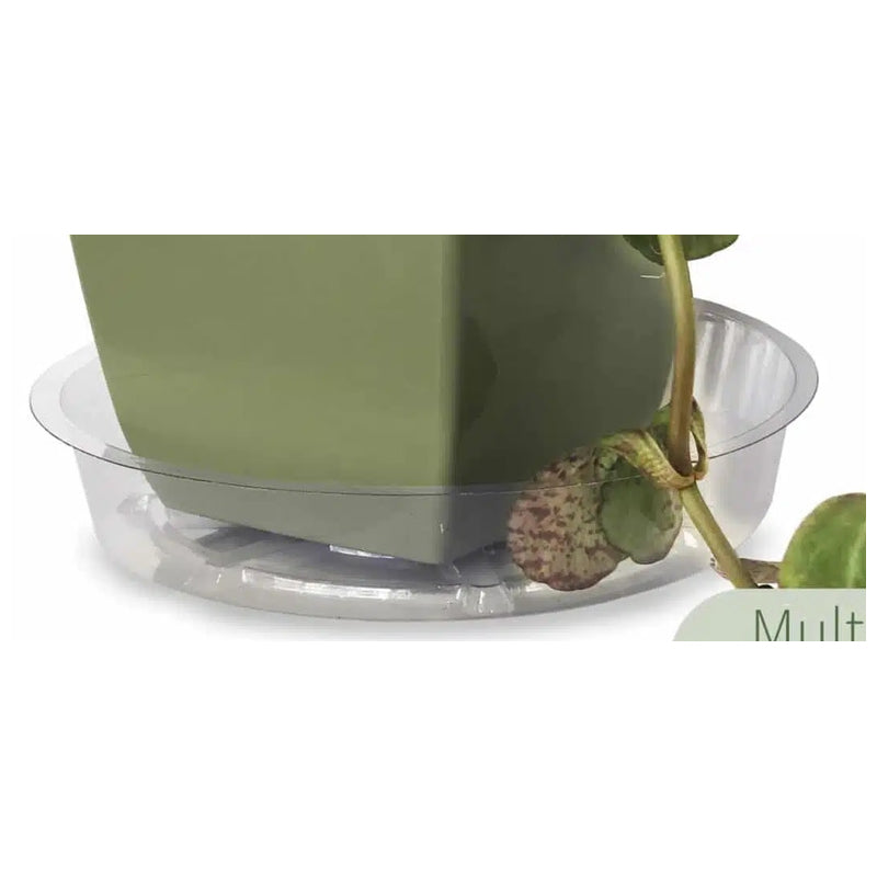 Heavy-Duty Plant Saucer 8" - Clear