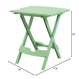 Quik-Fold® Side Table - Green