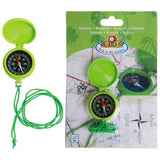 Children’s Compass with cord - Green