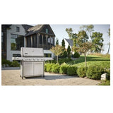 Weber Summit Stainless Steel Lp Gas Grill Fs38, With Sear Zone & Side Burner-Silver