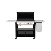 Weber Slate Lp Griddle Grill 30 Inch, With Extended Side Table-Black