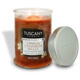 Tuscany Candle Empire Vanilla Cinnamon Brulee 510 Gram -Brown