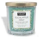 Tuscany Candle Empire Eucalyptus Mint 397 Gram -Green