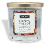 Tuscany Candle Empire Evening Fireside 397 Gram -Blue