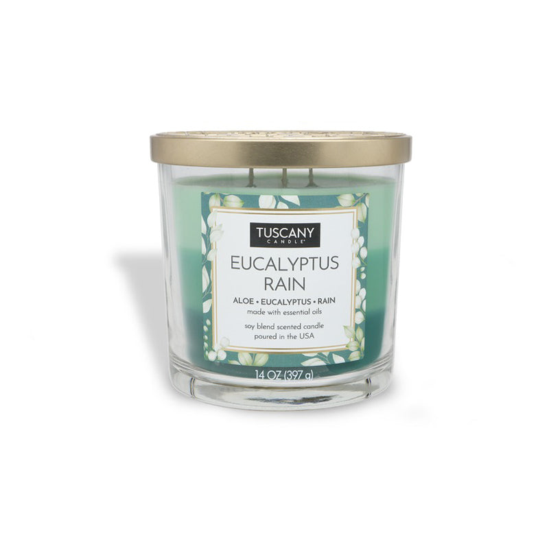 Tuscany Candle Empire Candle Eucalyptus Rain 14Oz - Green