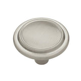 Liberty Hardware 1-1/4 Inch Top Ring, 2 Pack -Silver