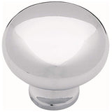 Logan 1-1/4" Knop 2Pk Chrome - Sliver