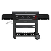 Char-Broil 4 Burner Lp Gas Griddle With Cart 36"-Performance Deluxe - Black