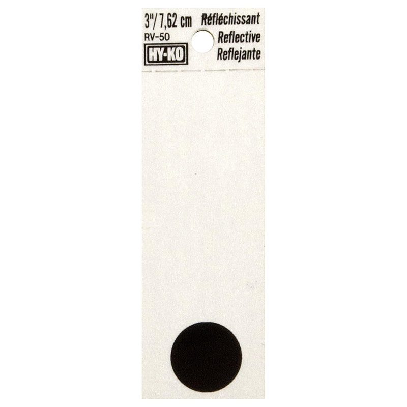 Hy-Ko Sign Period Board 3 Inch-White