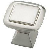 Liberty Sn Sq Cabinet Knob 32Mm - Silver