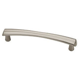 Notched Cabinet Pull, Satin Nickel