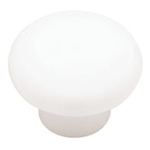 Liberty Rnd Cab Knob 1-3/8" 10Pk -White