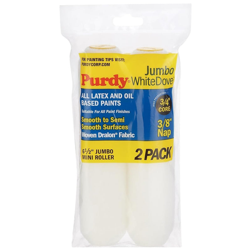 Purdy Roll Cover 6.5X3/8 2Pk-White