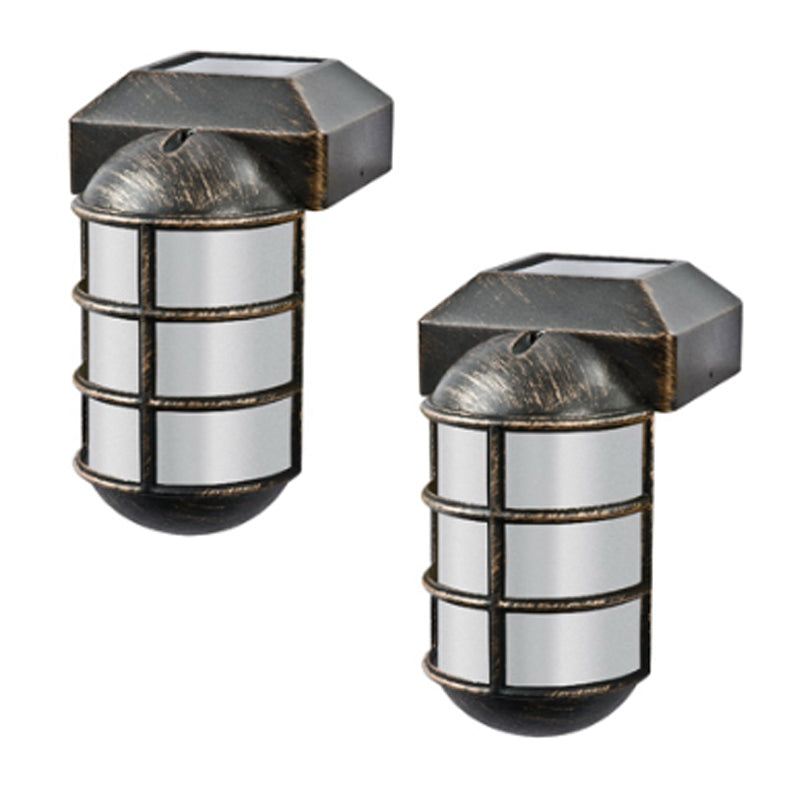 Solar Led Cast Metal Side-Mount Post Light