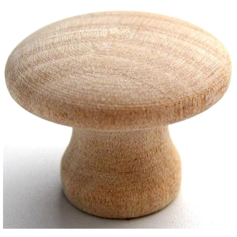 Natural Wood Craft Mushroom Knob