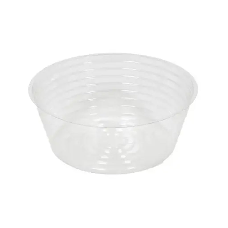 Clear Deep Circular Plastic Plant Pot Saucer/Liner