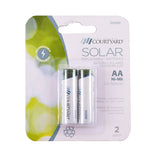 Solar replacement batteries AA 2 PC