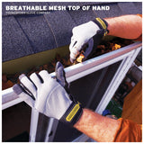 Youngstown Reinforced Mesh Top Glove Large-Gray