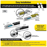 Rain-X Latitud Wiper Blade 16"-Black