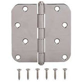 Prosource Door Hinge 4X4 Radius Pol.Ss-Satin Nickel