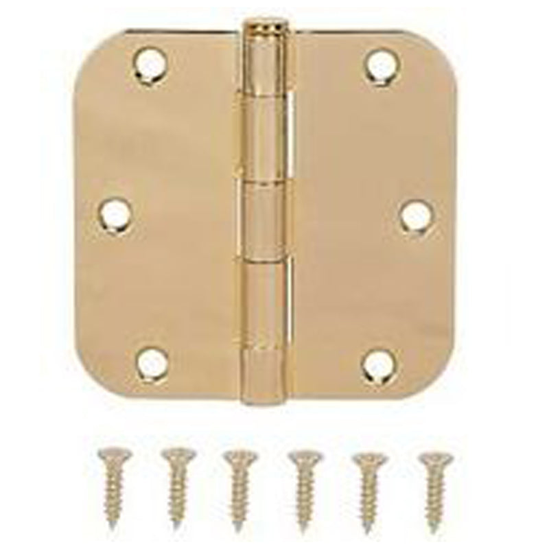 Prosource Door Hinge Rd 3.5X3.5"-Gold