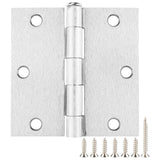 Prosource Door Hinge Squr 3.5X3.5"-Satin Nickel