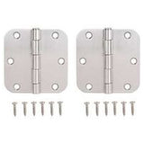 Prosource Door Hinge Squr 4X4"-Satin Nickel