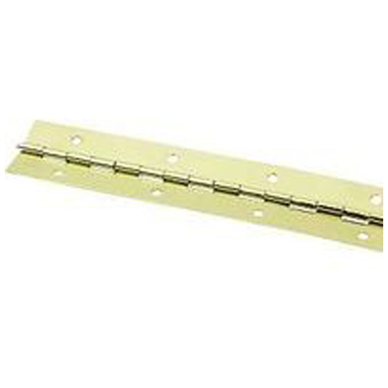 Prosource Continuous Hinge 1-1/2X30"-Bright Brass