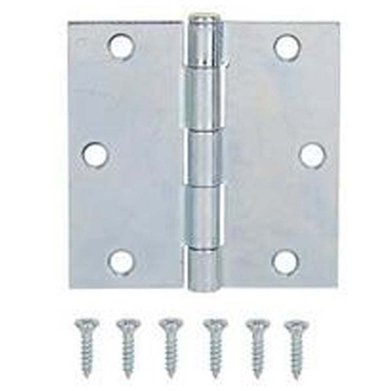 Prosource Stl Utility Hinge 3-1/2X3-1/2" -Zinc