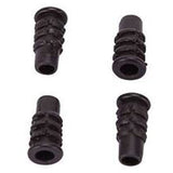 4Pc Plastic Socket 5/8" -Black