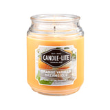 Candle with Fragrance - Orange & Vanilla