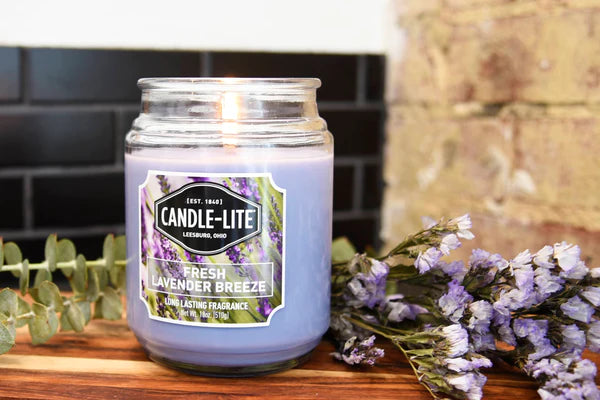Candle with Fragrance - Fresh Lavender Breeze