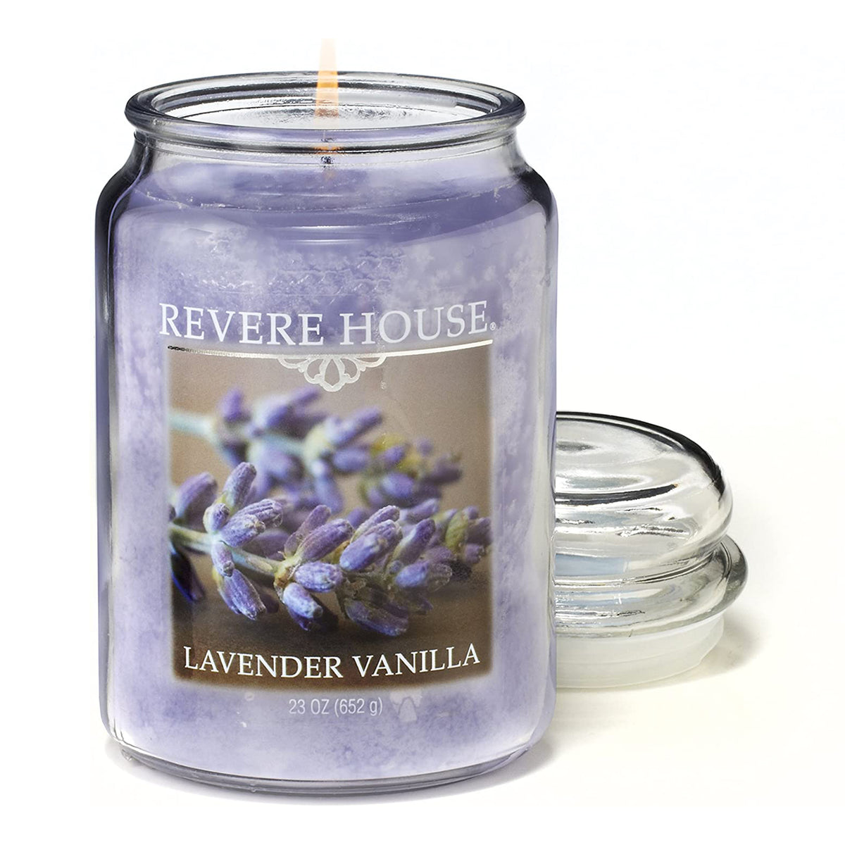 Candle with Fragrance - Lavender Vanilla