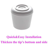 Furnigear Plastic Leg Tip 7/8"-White