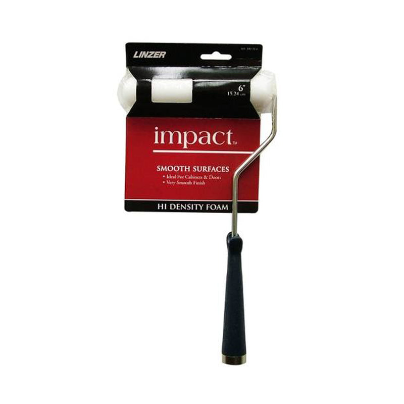 Linzer Mini Roller With Handle 6" - Black&White