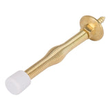 Prosource Spring Door Stop Polished Brass-Gold