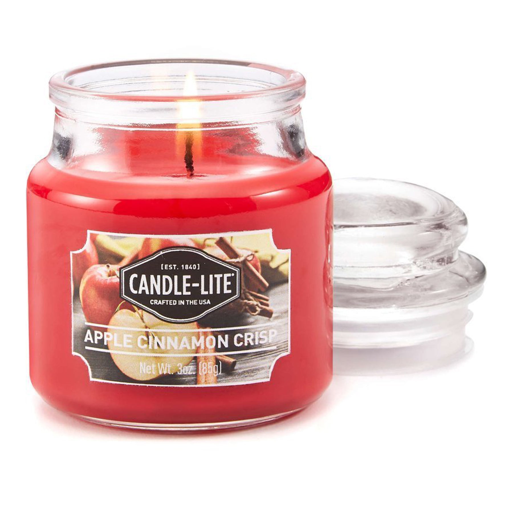 Candle with Fragrance - Apple Cinnamon Crisp