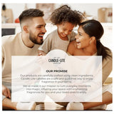 Candle-Lite Candle Esel 9Oz Eucalypt & Mint Leaf-White