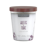 Candle Esel 9Oz Wild Fig Tobac-White