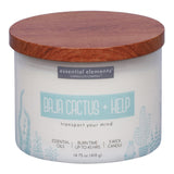 Candle Lite Candle 14.75 Oz Baja Cactus & Kelp-OffWhite