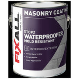 Fixall Stopz Masonry Waterproof Enamel Paints 5Gal-Bright White