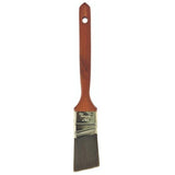 Linzer Angle Sash Brush 1-1/2" Polyester - Brown&Gray