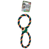 Pet Toy Double Ring With Ball