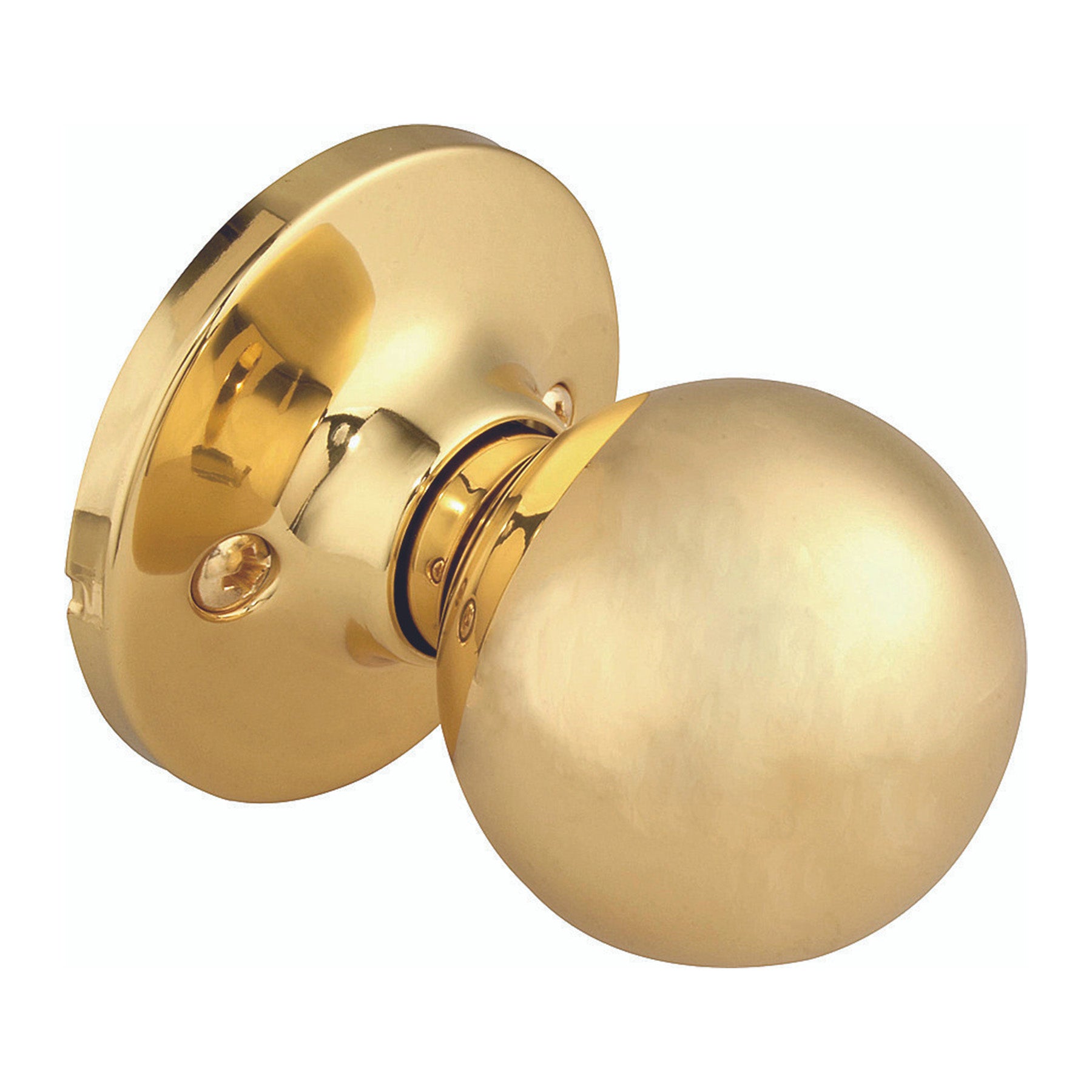 Dummy Knob Polished Brass, Gold Color