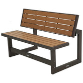 Lifetime Convertible Bench With Simulated Wood Finish 55.5"-Brown