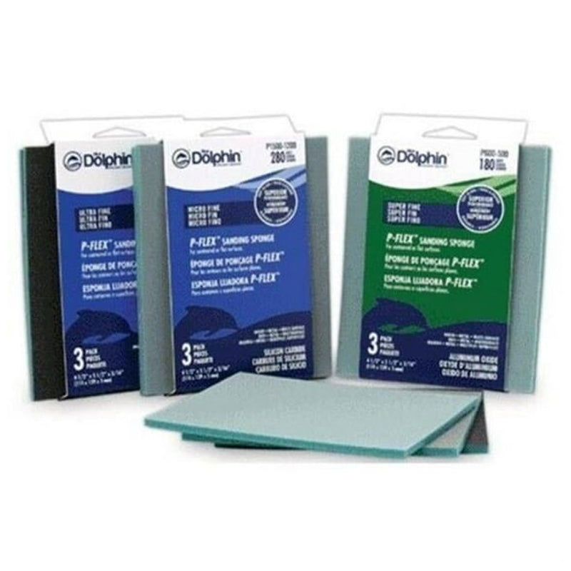 Linzer P-Flex Sanding Pad 3/16" 3Pk - Superfine-Blue & Green