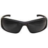Edge Polarized Safety Glasses Frame Smk Poly Lens -Braz-Black
